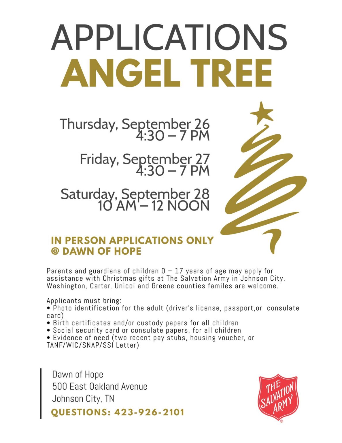 Angel Tree Application 2025 En EspañOl Moll Tallou