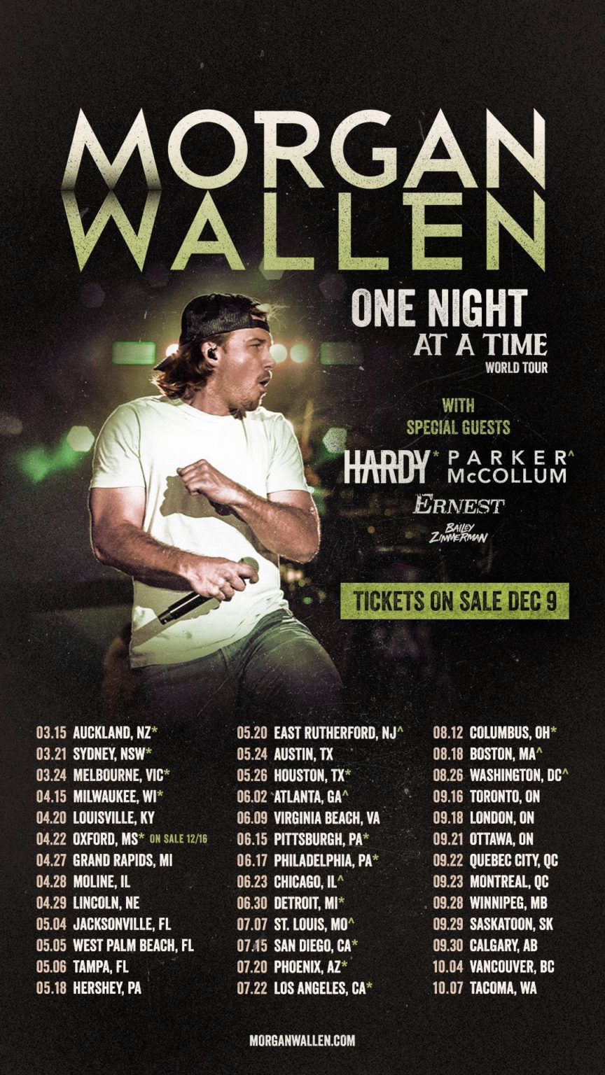 Morgan wallen announces hometown show at neyland stadium 96 9 wxbq