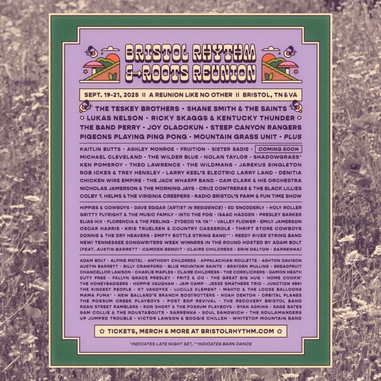 Bristol Rhythm & Roots Reunion announces full lineup - 96.9 WXBQ